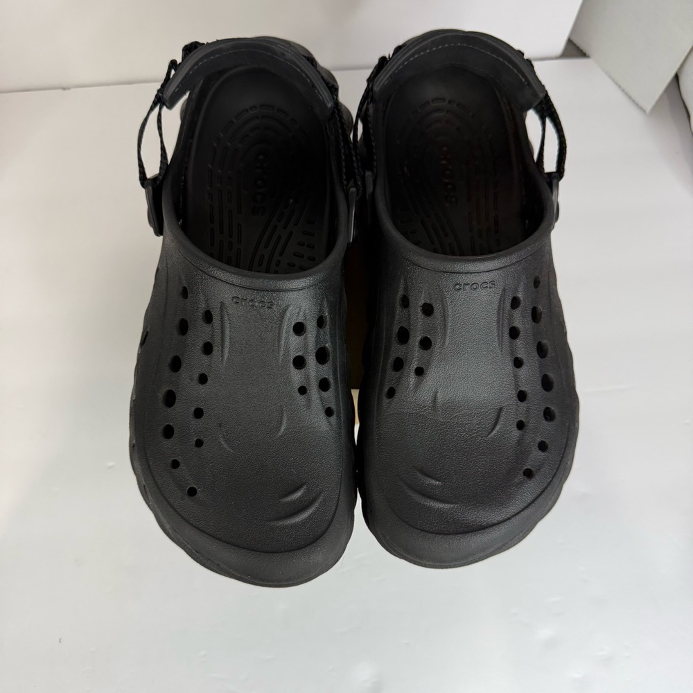 Crocs Unisex Echo Clog Black Men’s 10 / Women’s 12 | Lightweight Comfortable